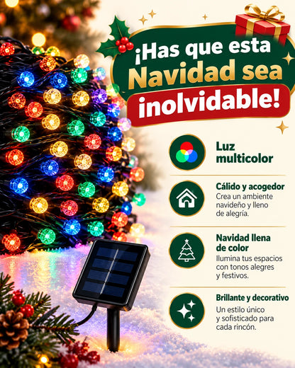 LUCES SOLARES NAVIDEÑAS